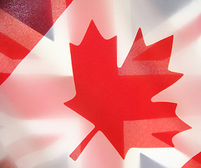 Image showing flags of Canada and the UK