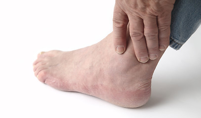 Image showing painful ankle	