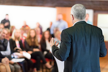 Image showing Speaker at Business Conference and Presentation.