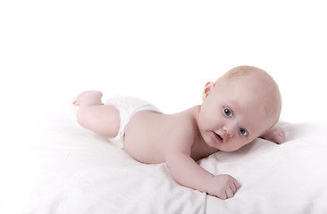 Image showing Baby crawl