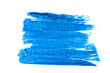 Image showing blue stripes paint