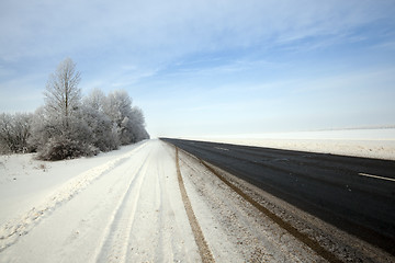 Image showing asphalted road  