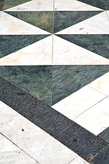 Image showing busto arsizio  street lombardy   abstract   pavement curch  