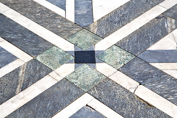 Image showing busto arsizio y pavement of a curch and marble