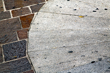 Image showing busto arsizio  abstract   pavement of a curch and m 