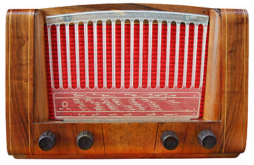 Image showing Wooden Radio Tuner 