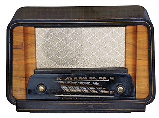 Image showing Wooden Tuner Radio