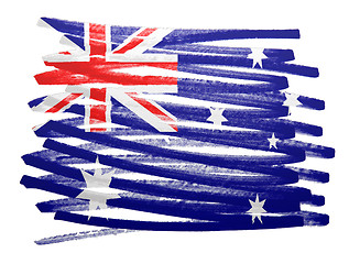 Image showing Flag illustration - Australia