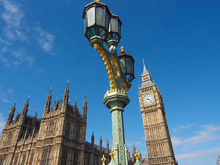 Image showing Houses of Parliament in London