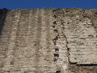 Image showing Roman Wall in London