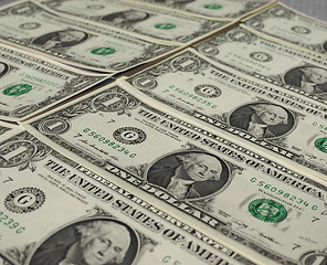 Image showing Dollar notes 1 Dollar