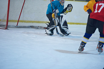 Image showing ice hockey sport players