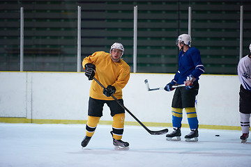 Image showing ice hockey sport players