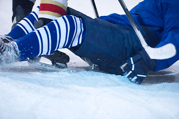 Image showing ice hockey player in action