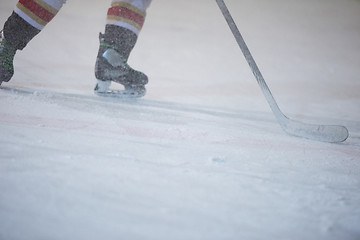 Image showing ice hockey sport players