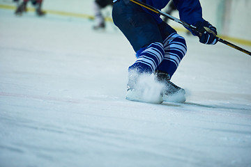 Image showing ice hockey player in action