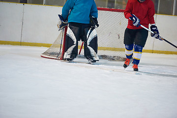 Image showing ice hockey player in action