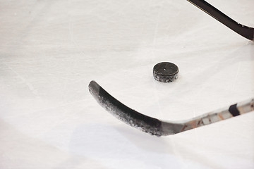 Image showing ice hockey sport players