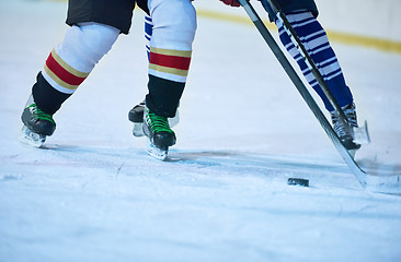 Image showing ice hockey sport players