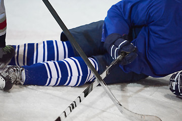 Image showing ice hockey player in action