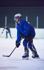 Image showing ice hockey player in action