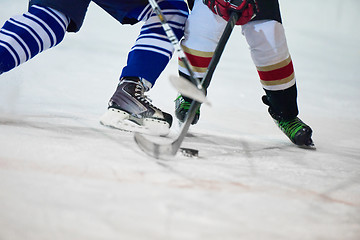 Image showing ice hockey sport players