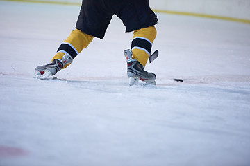 Image showing ice hockey player in action