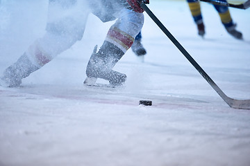 Image showing ice hockey player in action