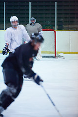 Image showing ice hockey player in action