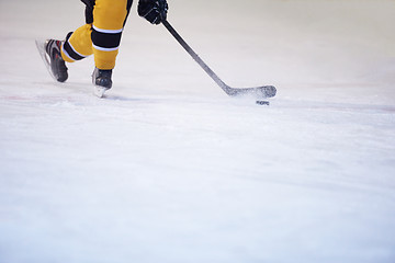 Image showing ice hockey player in action