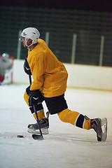 Image showing ice hockey player in action