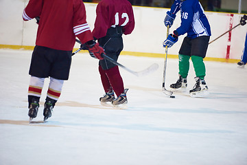 Image showing ice hockey sport players