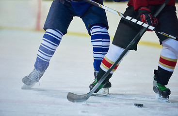 Image showing ice hockey sport players