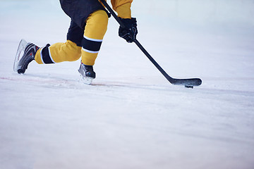 Image showing ice hockey player in action