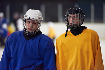 Image showing ice hockey sport players