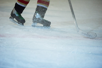 Image showing ice hockey player in action