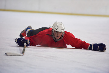 Image showing ice hockey player in action