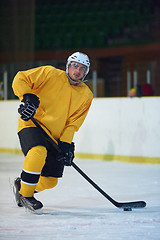 Image showing ice hockey player in action