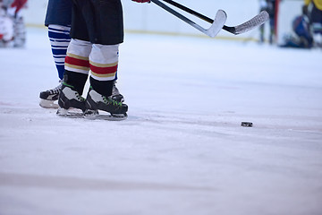 Image showing ice hockey player in action