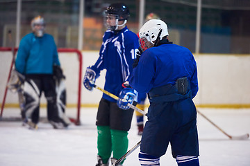 Image showing ice hockey sport players