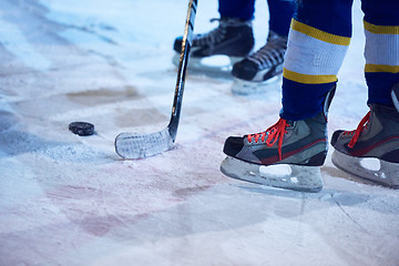 Image showing ice hockey sport players