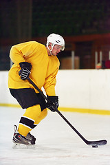 Image showing ice hockey player in action