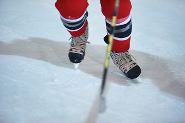 Image showing ice hockey player in action