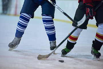 Image showing ice hockey sport players