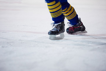 Image showing ice hockey player in action