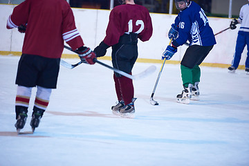 Image showing ice hockey sport players