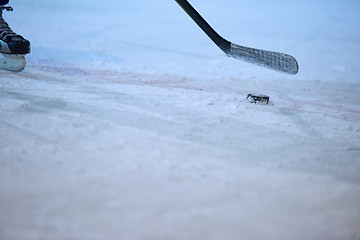 Image showing ice hockey player in action