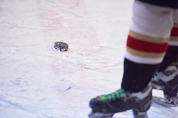 Image showing ice hockey player in action