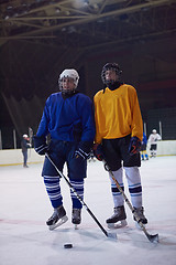 Image showing ice hockey sport players