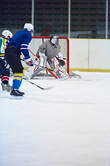 Image showing ice hockey player in action